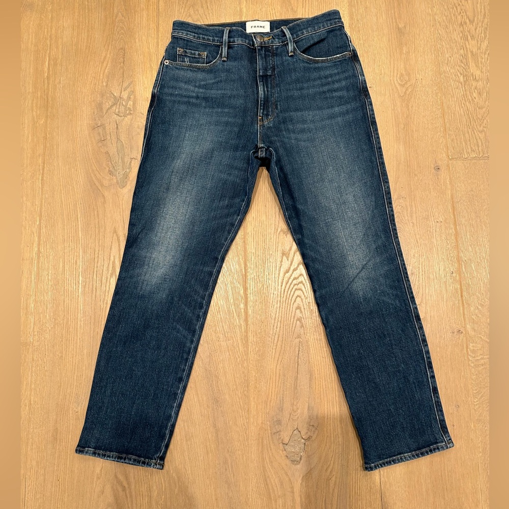 Frame Denim Le Pixie Sylvie Slender Straight Leg Jeans